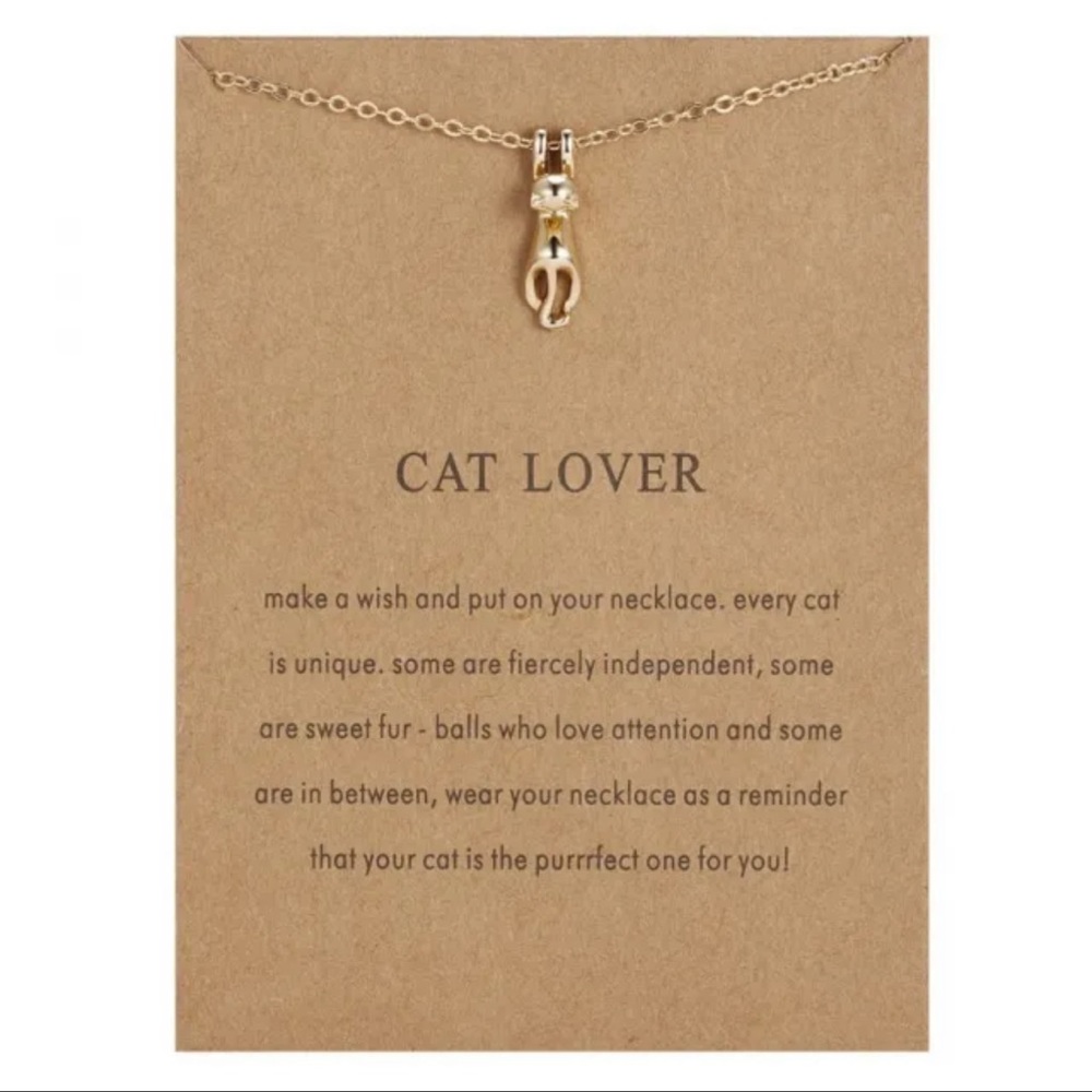 NEW Cat Lover Necklace